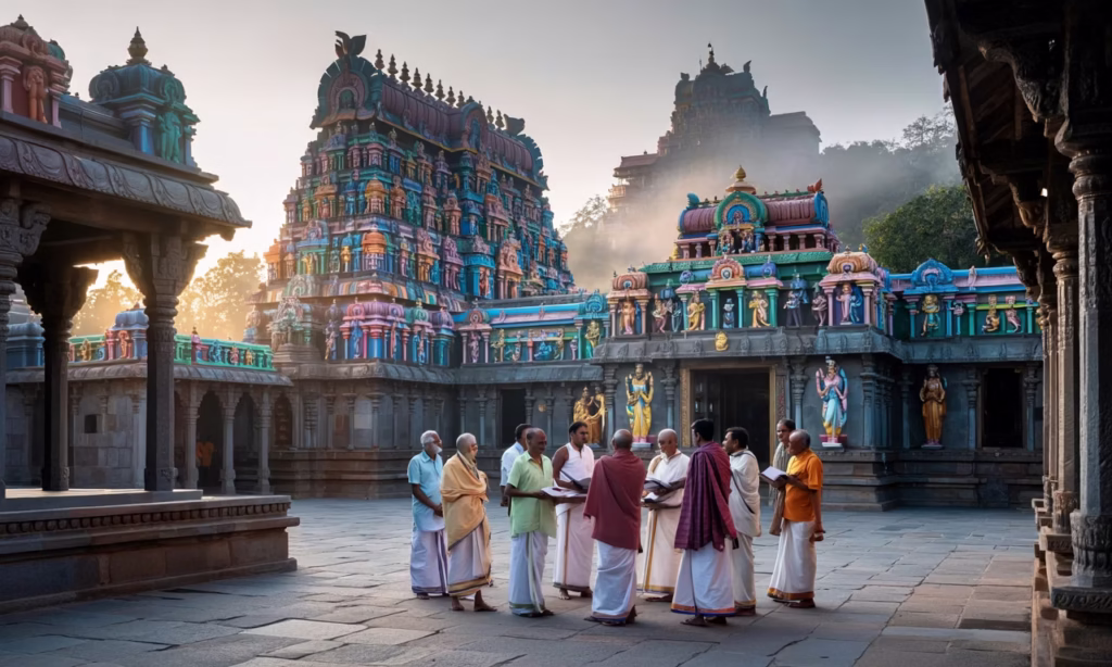 Dedicated to safeguarding the spiritual wisdom contained within the Śivāgama texts for future
